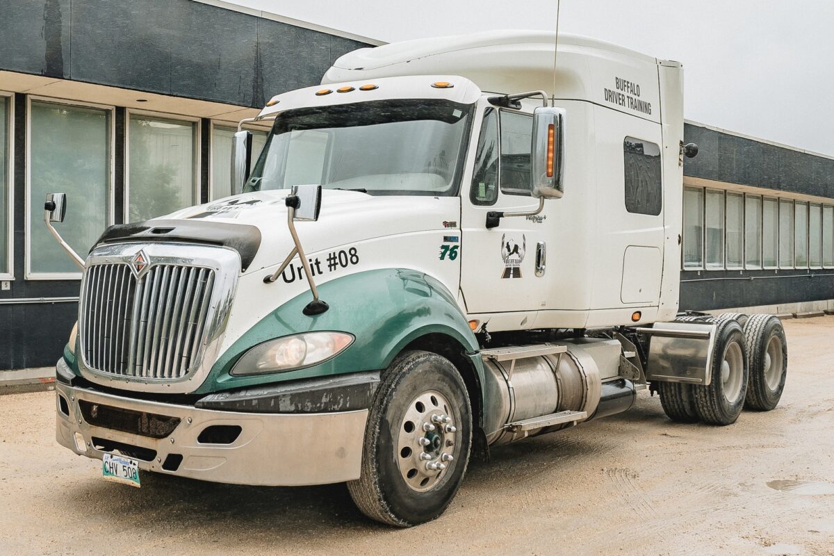 A Buffalo commercial training vehicle